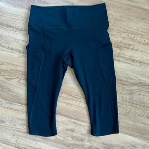 ATHLETA‎ Blue All in Crop Tight Constellation size Medium